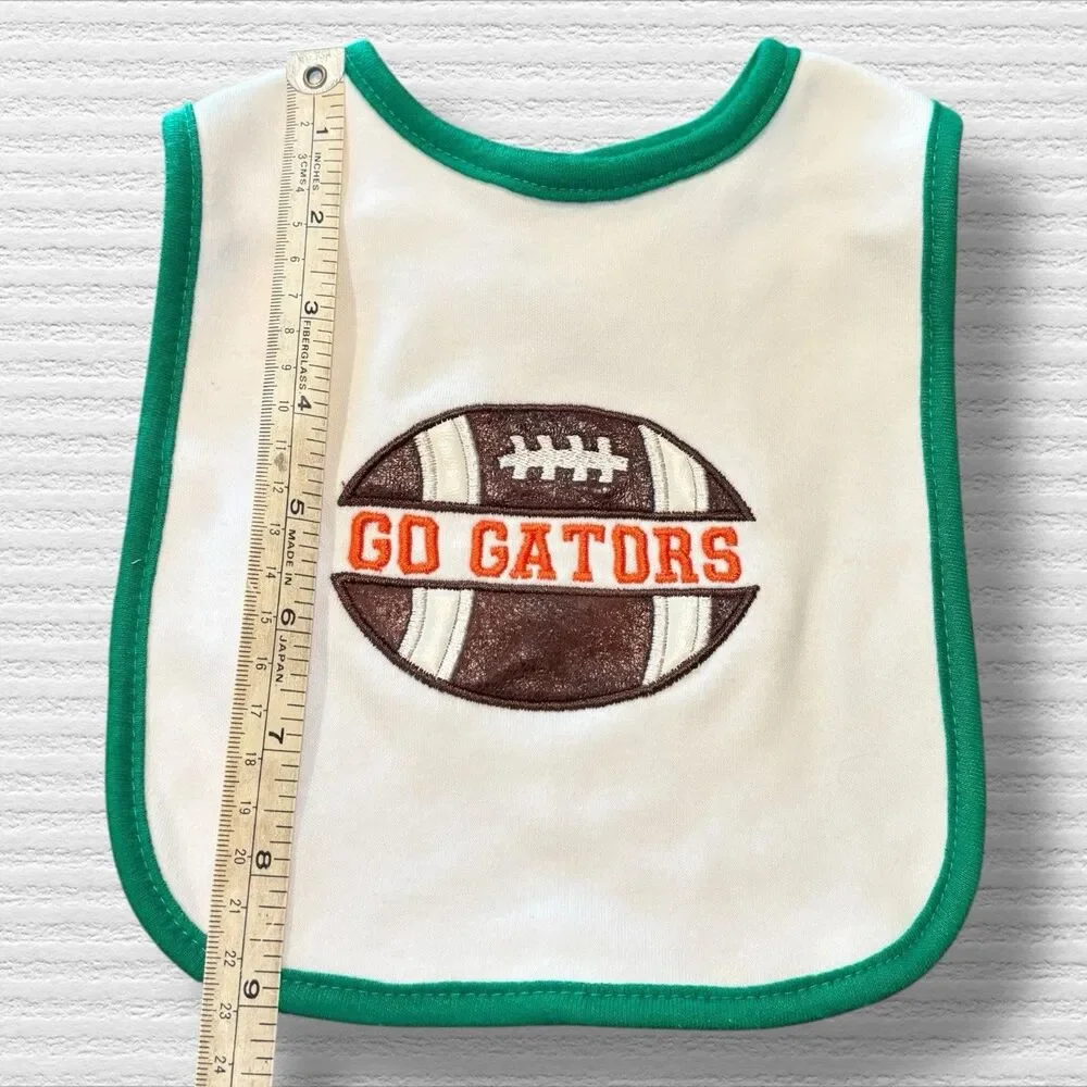 Gators Football Embroidered Bib NWOT Orange And Green